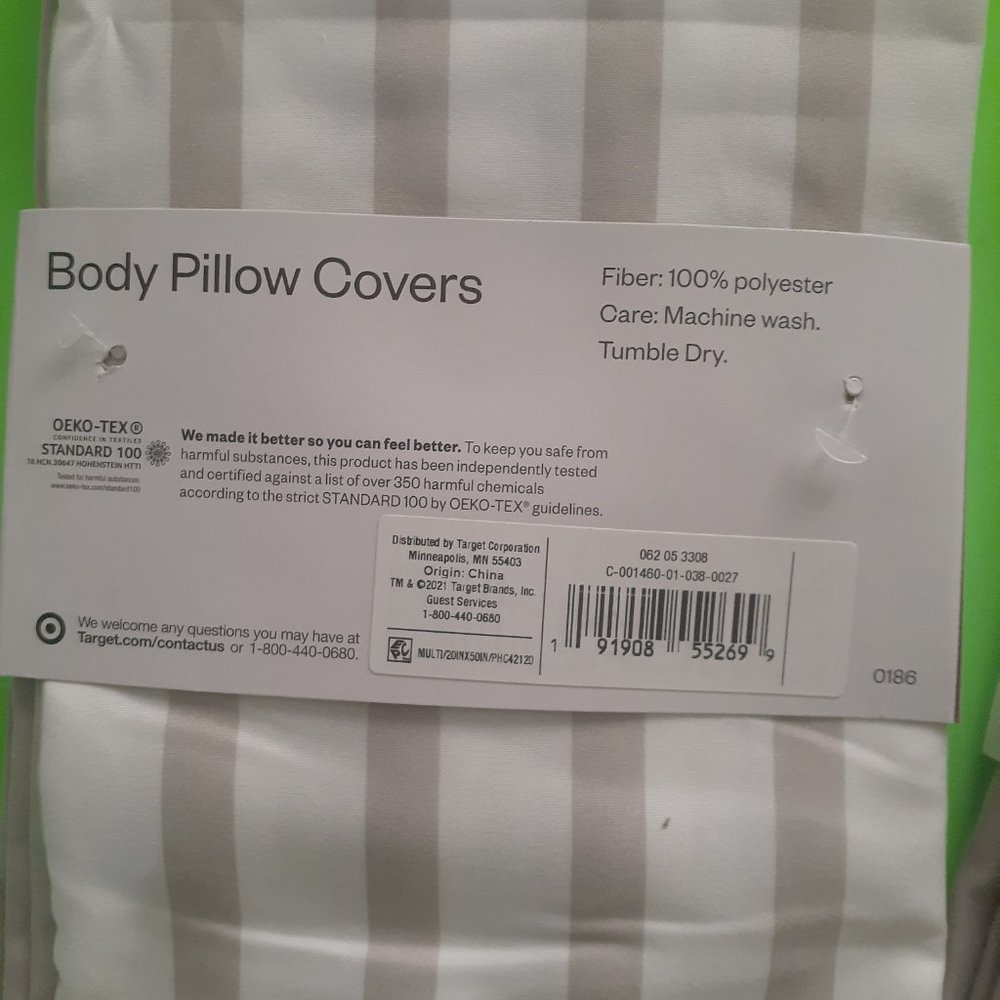 Room Essentials Body Pillow Covers - Picture 3 of 3
